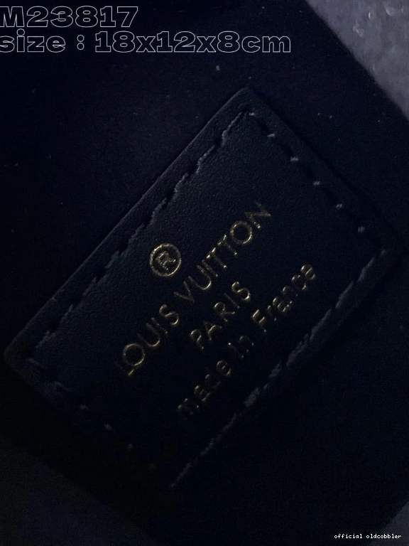 Official oldcobbler LOUIS PM-18*12.5*8CM VUITTON Side Trunk 0711